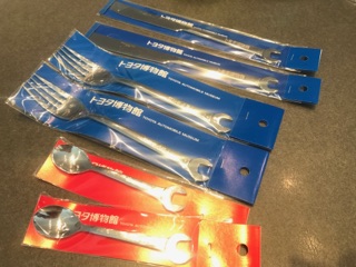 気分はエンジニア。スパナ型スプーン&フォーク。